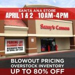 Samy’s Camera Santa Ana: Parking Lot Sale