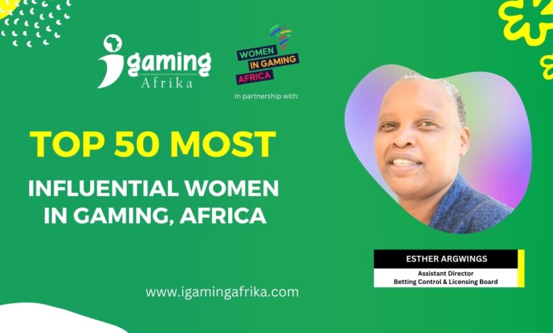 Celebrando as 50 mulheres mais influentes em jogos de 2024 na África: Esther Argwings