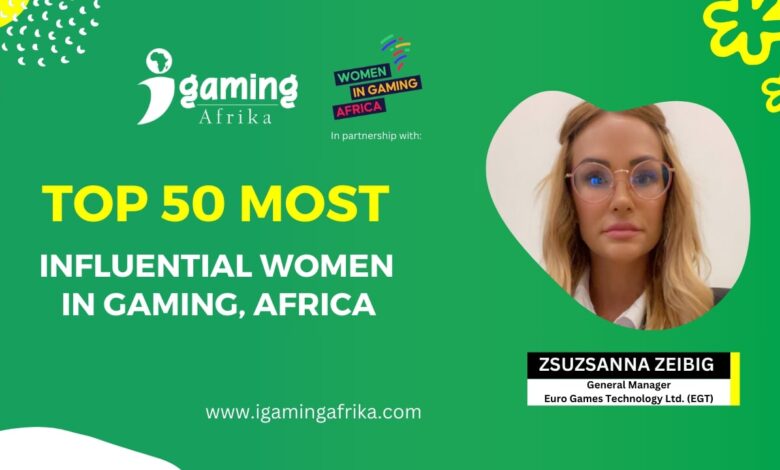 Celebrando as 50 mulheres mais influentes em jogos de 2024 na África: Zsuzsanna Zeibig