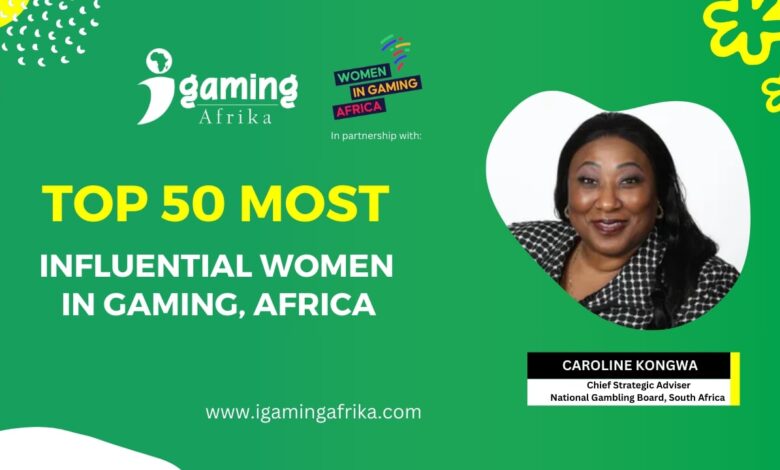 Comemorando as 50 mulheres mais influentes em jogos de 2024 na África: Caroline Kongwa