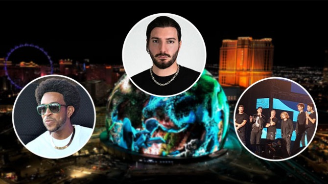 Ludacris, Alesso e OneRepublic sobem ao palco durante o Grande Prêmio de Las Vegas