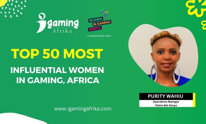 Celebrando as 50 mulheres mais influentes em jogos de 2024, África: Purity Wahiu