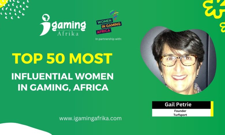 Comemorando as 50 mulheres mais influentes nos jogos de 2024, África: Gail Petrie