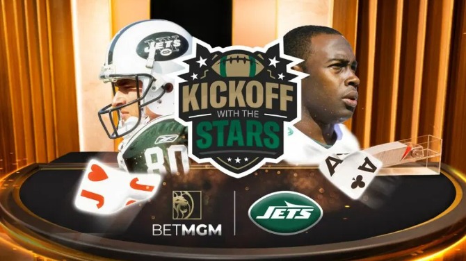 BetMGM e Evolution revelam novo evento com lendas do New York Jets