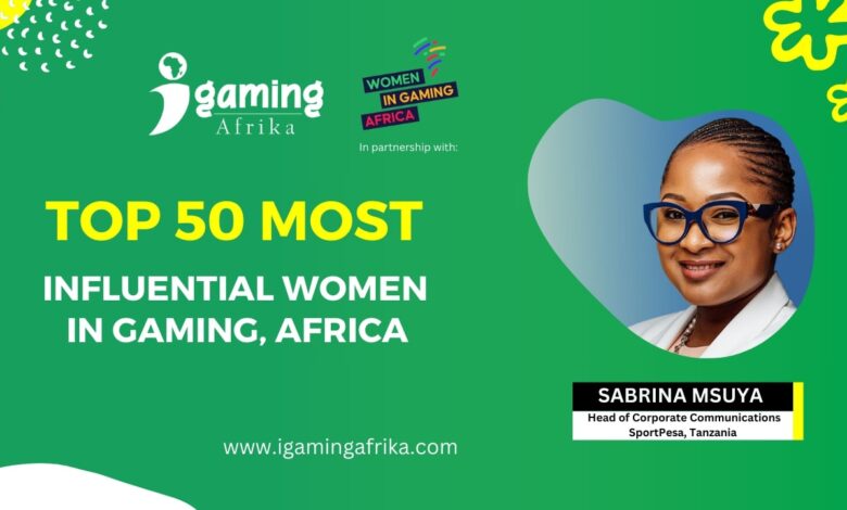 Celebrando as 50 mulheres mais influentes em jogos de 2024 na África: Sabrina Msuya