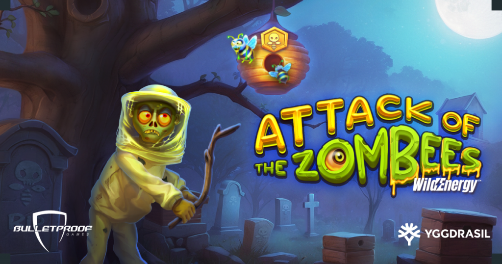 Yggdrasil e Bulletproof Games revelam jogabilidade macabra em Attack of the Zombees Wild Energy™