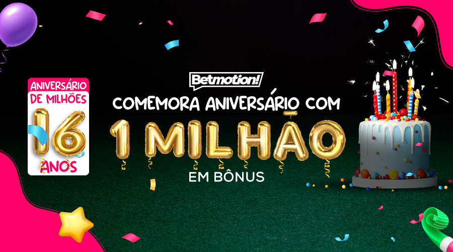 Betmotion comemora 16 anos de sucesso e se prepara para o mercado regulamentado