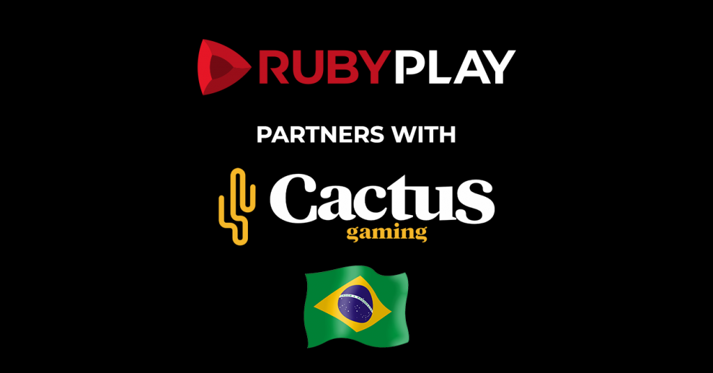 RubyPlay reforça alcance na América Latina com parceria com a Cactus Gaming