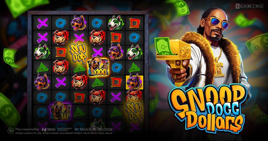 BGaming lança Snoop Dogg Dollars para o primeiro slot com a marca de uma celebridade