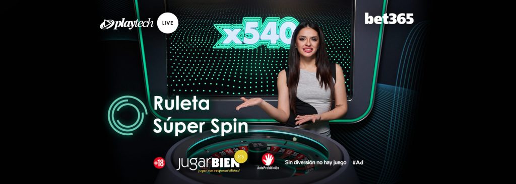 Playtech e bet365 lançam Super Spin Roulette para o mercado espanhol