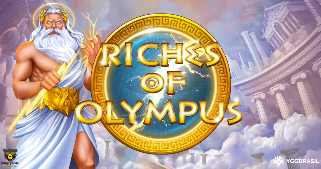 HungryBear e Yggdrasil voltam no tempo no novo lançamento mítico Riches of Olympus