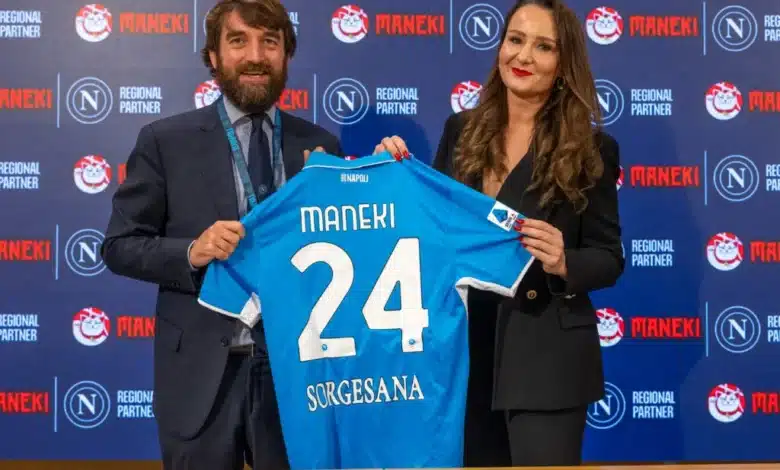 SSC Napoli faz parceria com Maneki Crypto, abraçando a inovação no espaço digital